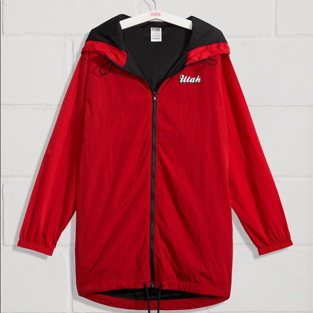 PINK University of Utah Windbreaker